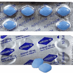 Aurogra 100mg Sildenafil treatment for erectile dysfunction