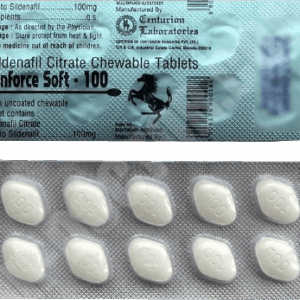 Cenforce Soft 100mg Sildenafil Soft Tablet ED treatment