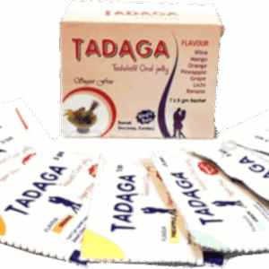 Tadaga 20mg Tadalafil Oral Jelly treatment for ED