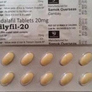 Lilyfil 20mg Tadalafil Tablets - treatment for ED