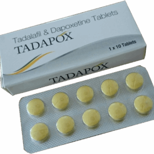 Tadapox 60mg Dapoxetine + 20mg Tadalafil combo treatment